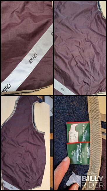 Amigo Nierendecke Regendecke 145/155 bordeux, Amigo  Nierendecke/Regendeckr, Jenna2017, Horse Blankets, Sheets & Coolers, Bielefeld , Image 5