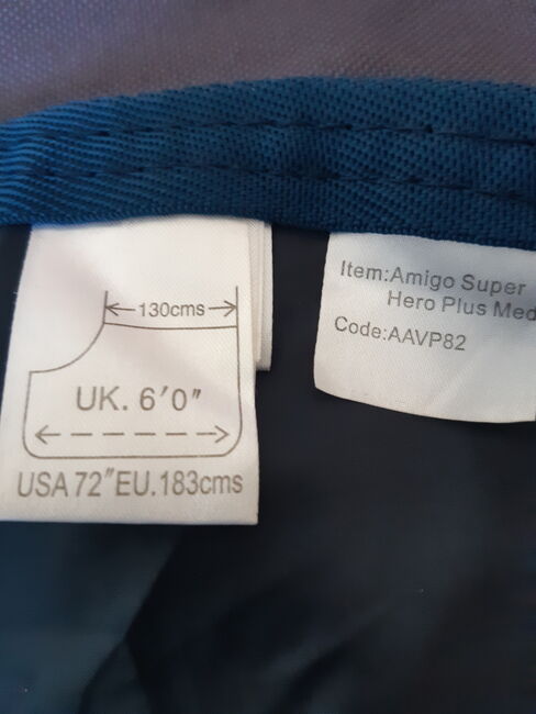 AMIGO Super Hero 130cm, 150g,1200 Denier, Horseware  Amigo Super Hero , Petra, Horse Blankets, Sheets & Coolers, Unna, Image 4