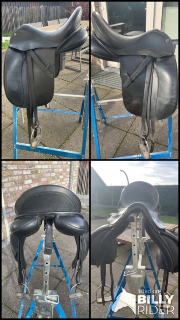 Anatomie dressuurzadel 17 inch, De Laat, Dressage Saddle, Oudsbergen, Image 6