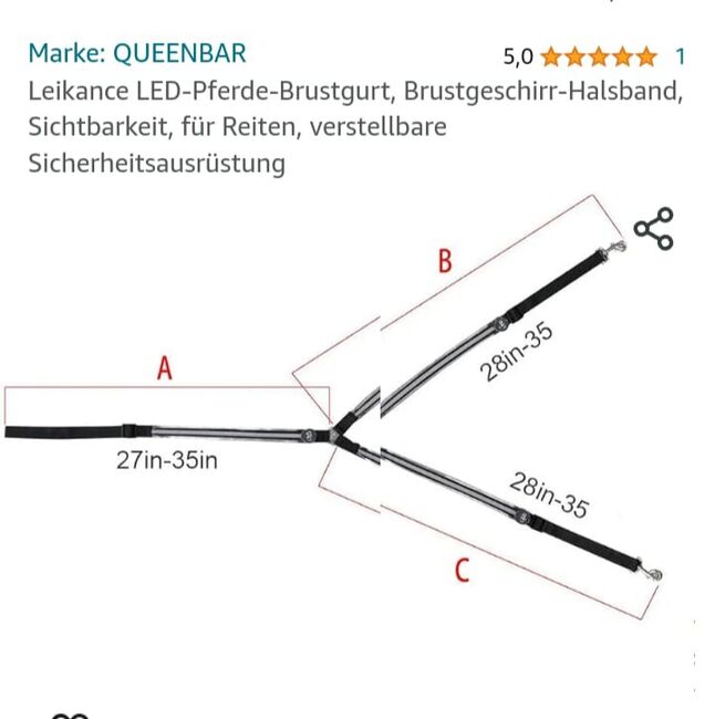 ANIMAL LIGHT Beleuchtung für s Pferd, Elisabeth Gudrun Thiebaud, Reflexartikel, Heiligenhaus, Abbildung 2