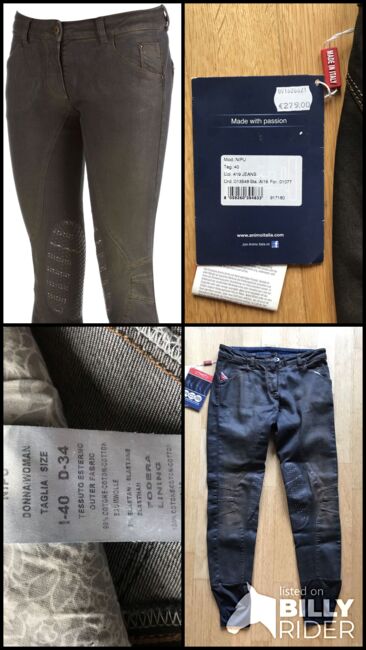 Animo Reithose Jeansoptik Neu mit Etikett, Animo Italia NIPU, Franziska Hönle , Reithosen, Berg, Abbildung 9