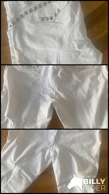 Animo Reithose D-36, mit Nieten, weiß, Animo, Kamil, Breeches & Jodhpurs, Rehlingen, Image 4