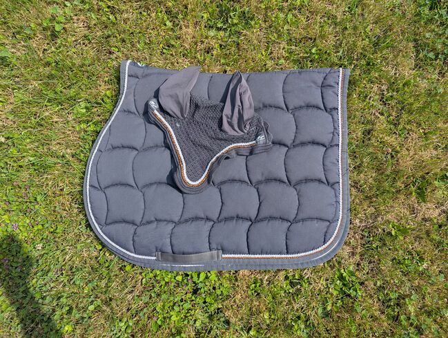 Anna Scarpati Turnierset grau, Anna Scarpati / ASUP Turnierset, Stephanie Heyl, Dressage Pads, Riedstadt 