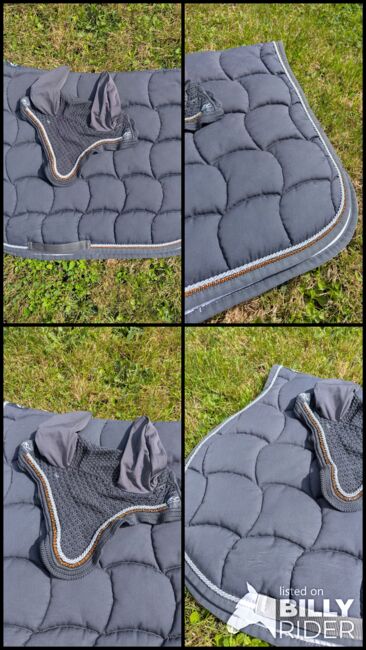 Anna Scarpati Turnierset grau, Anna Scarpati / ASUP Turnierset, Stephanie Heyl, Dressage Pads, Riedstadt , Image 7