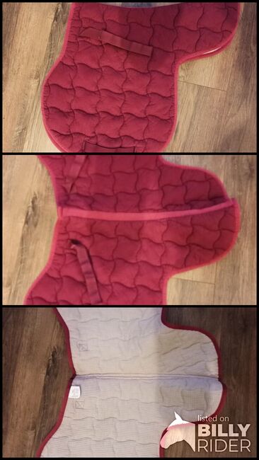 !Antwort garantiert! Neuwertige Springschabracke Bordeaux Rot VB/Full, Loesdau, Dana, Dressage Pads, Ibbenbüren, Image 4