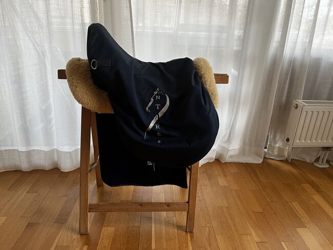 Antares Springsattel braun 17,5 Zoll Modell Classique, Antares Classique, Katrin, Jumping Saddle, Hainbuch, Image 6