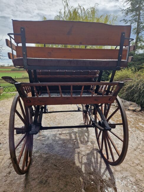 Antike historische Kutsche Linzer Wagen Holz Zweispänner, VE, Carriages, Ehingen, Image 16