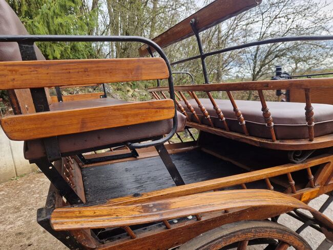 Antike historische Kutsche Linzer Wagen Holz Zweispänner, VE, Carriages, Ehingen, Image 10