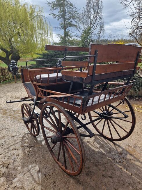 Antike historische Kutsche Linzer Wagen Holz Zweispänner, VE, Kutschen, Ehingen, Abbildung 14