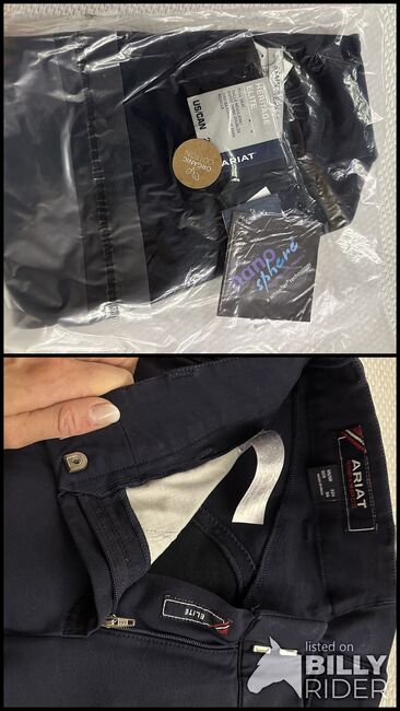 ARIAT Reithose Elite Vollbesatz navy Gr. 36 - NEU, Ariat Elite, Anna, Shirts & Tops, Loßburg, Image 3