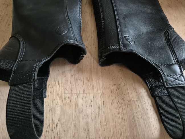 Ariat Concorde Chaps schwarz Leder XS neuwertig, Ariat Concorde, Silke, Czapsy i sztylpy, Berne, Image 8