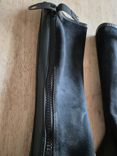 Ariat Concorde Chaps schwarz Leder XS neuwertig, Ariat Concorde, Silke, Czapsy i sztylpy, Berne, Image 6