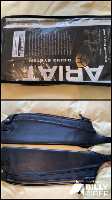 Ariat Crowne Pro Chaps -  riding system - leather, Ariat Crowne Pro Chap, Barbara Avery, Half Chaps, Newton Stewart, Image 3