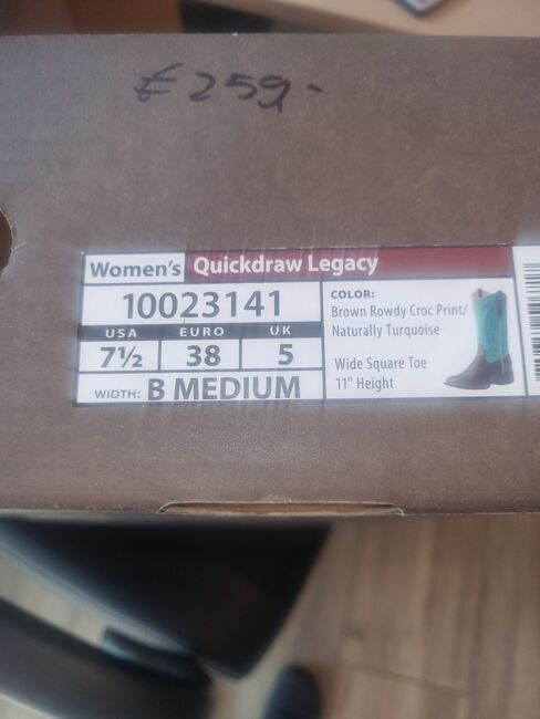 Ariat Damen Westernstiefel Quickdraw Legacy Gr. 38, Ariat  Quickdraw Legacy , Verena Hölscher , Reitstiefel, Billerbeck, Abbildung 6