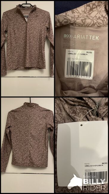 Ariat Lowell 3.0 1/4 ZIP Baselayer Shirt Gr. 140, Ariat, Lisa Sauerzweig, Kinder-Oberteile, Troisdorf , Abbildung 5