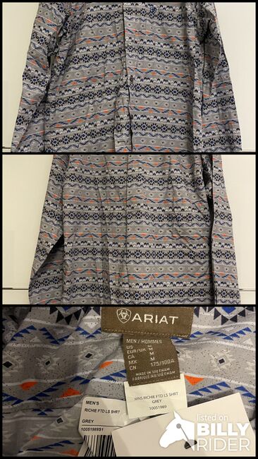 Ariat Herren Hemd Gr. M, Ariat, Lisa Sauerzweig, Men's Shirts, Troisdorf , Image 4