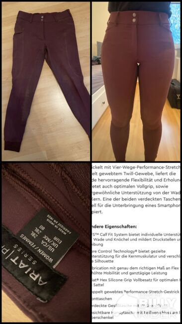 ARIAT Prelude Reithose, 80, Vollbesatz, Grip, Ariat Prelude, Laura B., Breeches & Jodhpurs, Engelskirchen , Image 11