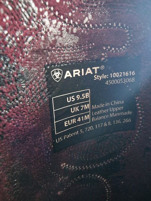 Ariat Stiefel Westernstiefel Gr. 41, Ariat Westernstiefel, Tanja Tofahrn , Riding Boots, Wipperfürth , Image 6