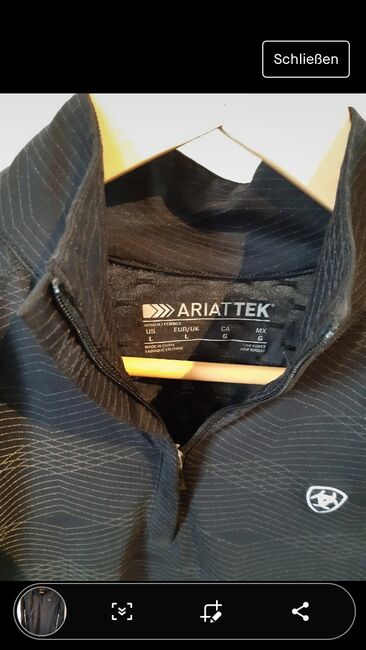 AriatTek zip lowell L, Ariat AriatTek zip lowell 1/4, ponymausi, Shirts & Tops, Naumburg, Image 2