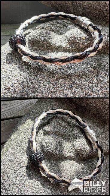 Armband aus Schweifhaar, Selfmade Rundgeflochten, Steffi, Equestrian Jewelry, Elche/Elx, Image 3