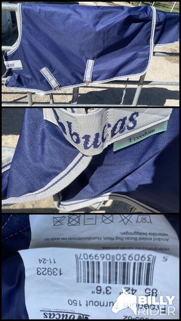Neuwertige Bucas Freedom Turnout, 150 g, Bucas Freedom Turnout, Nadine, Horse Blankets, Sheets & Coolers, Maulburg , Image 4