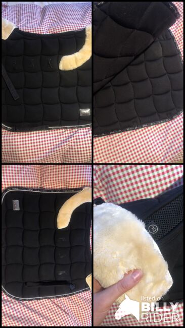 Neuwertige ESKADRON Schabracke DL Platinum Pure 2020 schwarz Black Fauxfur Innopad Inno Pad, Eskadron, Hermine, Dressage Pads, Bremen, Image 8