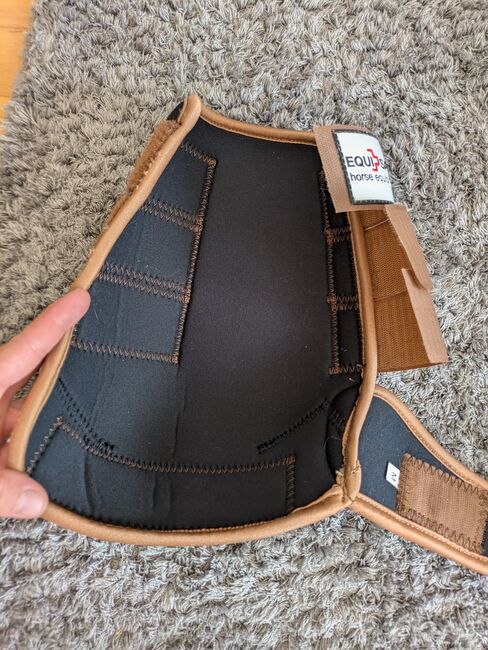 Neuwertig Fesselkopfgamasche Colorado - schwarz/braun Größe M, Equisafe  Colorado , Laura , Tendon Boots, Essen, Image 2