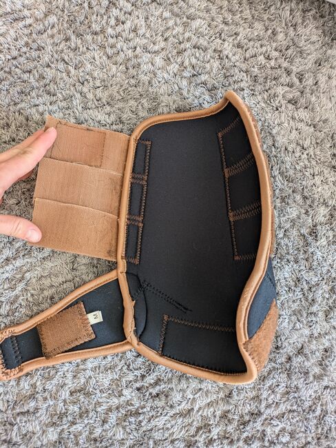 Neuwertig Fesselkopfgamasche Colorado - schwarz/braun Größe M, Equisafe  Colorado , Laura , Tendon Boots, Essen, Image 6