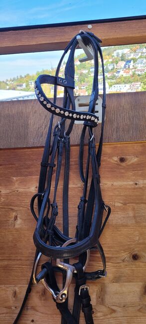 Ascot Trense Cob/VB mit Gebiss, anatomisches Reithalfter, Ascot Trense, anatomisches Reithalfter, YW, Bridles & Headstalls, Leonberg, Image 2