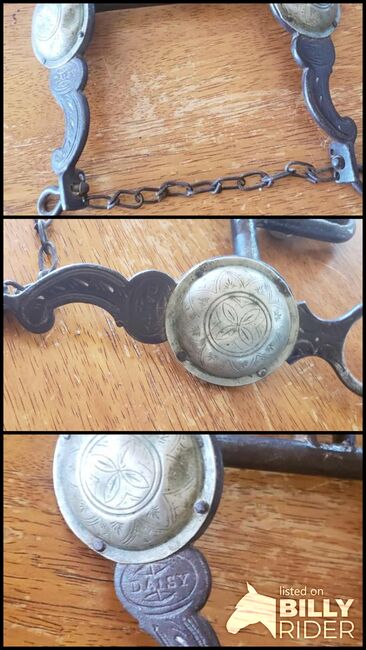 August Buermann Marked  Bit, August Buermann  Daisy Star Steel Silver Bit, Jolene, Gebisse, Hamburg, Abbildung 4