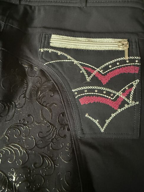 Ausgefallene Reithose - Neu mit Etikett - Gr. 42 - Vollbesatz, Vicky, Reithosen, Velbert, Abbildung 5