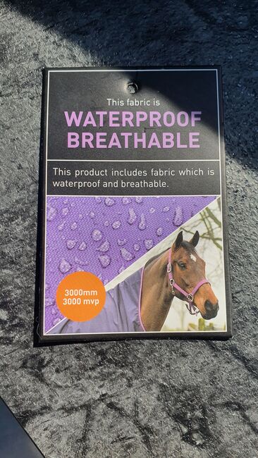 Avalanche/Highneck Regendecke m. Fleece/1200 D/ Gr.145 / Neuwertig/ OVP, Horze Avalanche, Pitri, Horse Blankets, Sheets & Coolers, Nürtingen, Image 5