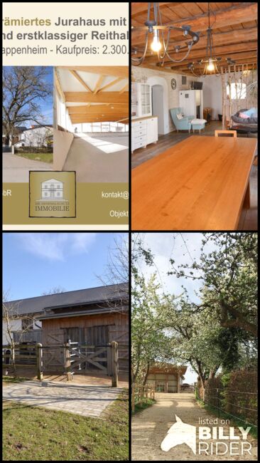 Denkmalprämierstes Jurahaus mit Pferdehof und erstklassiger Reithalle, Die Denkmalschutz Immobilie eGbR Sandra Weckmar, Equestrian Properties, Pappenheim, Image 16