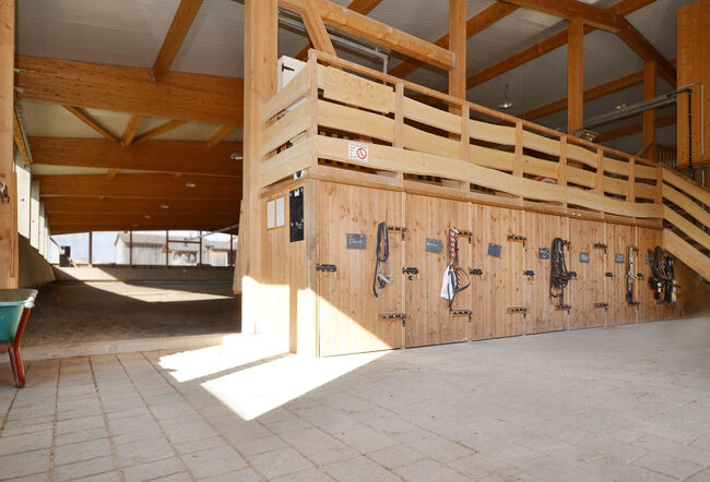 Denkmalprämierstes Jurahaus mit Pferdehof und erstklassiger Reithalle, Die Denkmalschutz Immobilie eGbR Sandra Weckmar, Equestrian Properties, Pappenheim, Image 12
