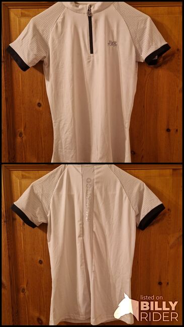 B vertigo turniershirt XS 34 weiß mesh, B vertigo  Turniershirt , K. Werner, Show Apparel, Westerwalsede, Image 3