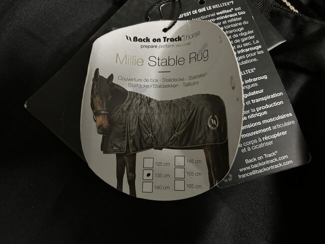 Back on Track, Stalldecke Milli, 100g, Gr 135, Schneider, Horse Blankets, Sheets & Coolers, Christes
