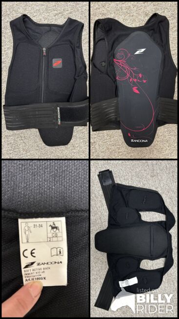 Rückenprotektor / Reitweste Junior, Zandona Level 2, Monika, Safety Vests & Back Protectors, München, Image 5