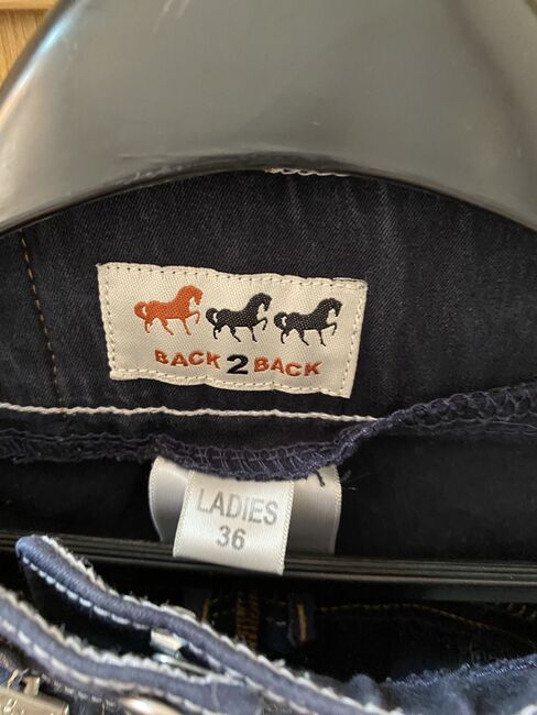 Back2Back Reithose Vollbesatz Gr36, Back2Back, Anke, Breeches & Jodhpurs, Erndtebrück, Image 3