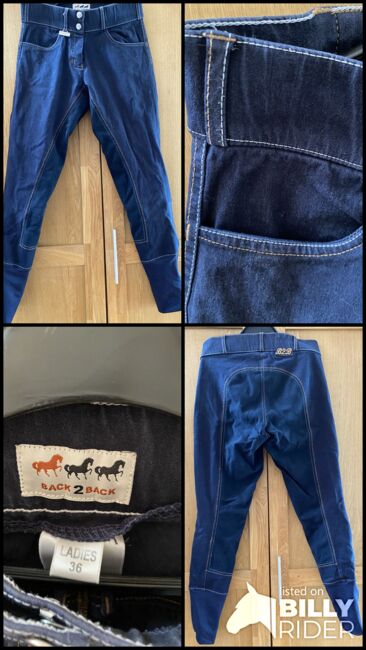 Back2Back Reithose Vollbesatz Gr36, Back2Back, Anke, Breeches & Jodhpurs, Erndtebrück, Image 8