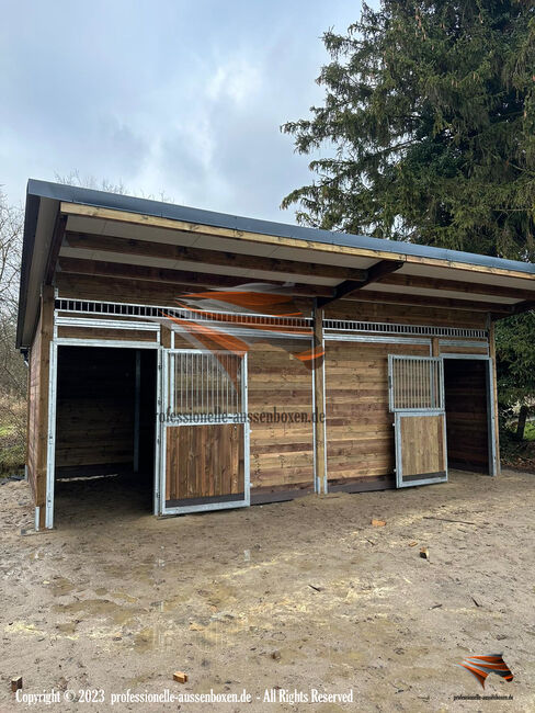 Beste Angebote: Außenbox, Pferdestall bauen und Pferdebox, Offenstall, Weidehütte Pferde, Stallbau,, AUSSENBOXEN PFERDESTALL - PFERDEBOXEN, AUSSENBOXEN, Horse & Stable Mats, Wałcz, Image 19