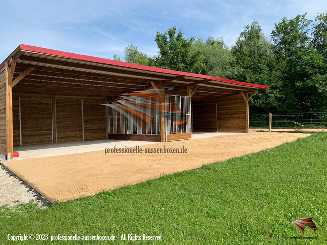 Top-Angebote: Außenbox, Pferdestall bauen, Pferdebox und Offenstall kaufen, Weidehütte und Heuraufe,, AUSSENBOXEN PFERDESTALL - PFERDEBOXEN, AUSSENBOXEN, Horse & Stable Mats, Wałcz, Image 7