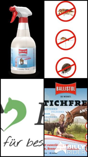 Ballistol Stichfrei Animal gegen Mücken, Pferdebremsen, Fliegen, Zecken und Grasmilben 750ml UVP 40€, WOW Pferd  (WOW Pferd), Pielęgnacja konia, Bayern - Attenkirchen, Image 5