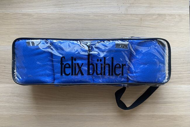 Bandagen in Blau, Felix Bühler NEU, Felix Bühler, Anschi, Horse Bandages & Wraps, Hallerndorf 