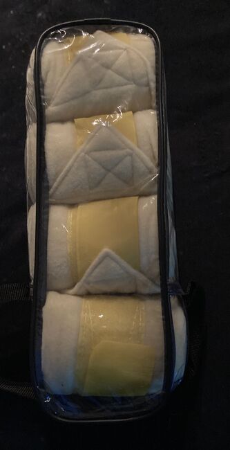 Bandagen hellgelb -NEU-, Fleece Bandagen 4er Set, Kathrin, Horse Bandages & Wraps, Ketsch
