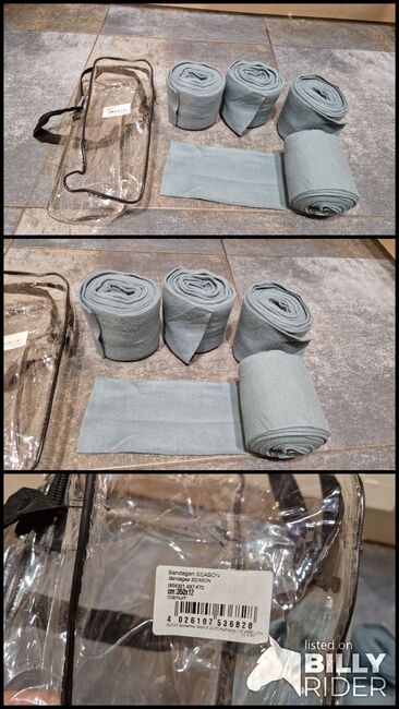 Bandagen passend zu Equestrian Stockholm Steel Blue Wb, Moni, Horse Bandages & Wraps, Bramsche, Image 4