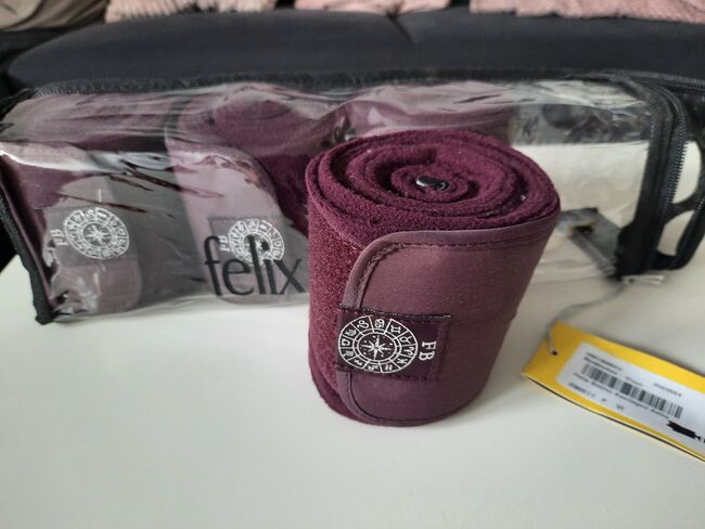 Bandagen, full, dunkel Lila/Schimmer, Felix Bühler , Jenny Mokosch, Ochraniacze, Dinslaken