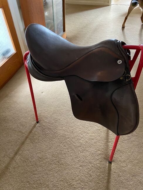 Barnsby Brown GP saddle, Barnsby GP/ All Purpose saddle, Sami Marriner, Vielseitigkeitssattel (VS), Bexhill - On - Sea