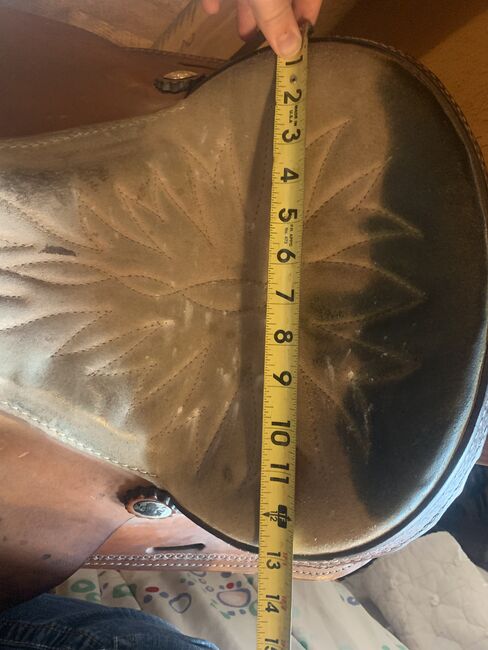 Barrel racing saddle, Crosby Kuzel, Western Saddle, Benedict, Image 3