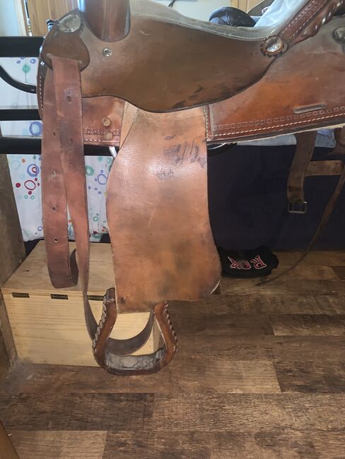 Barrel racing saddle, Crosby Kuzel, Western Saddle, Benedict, Image 2