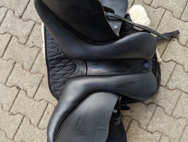 Bates Wide VS Leder-Sattel 18", Bates Wide VS, G. B., All Purpose Saddle, München, Image 7